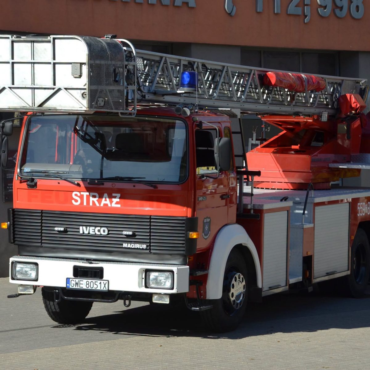 Nowa drabina strażaków w OSP Wejherowo.