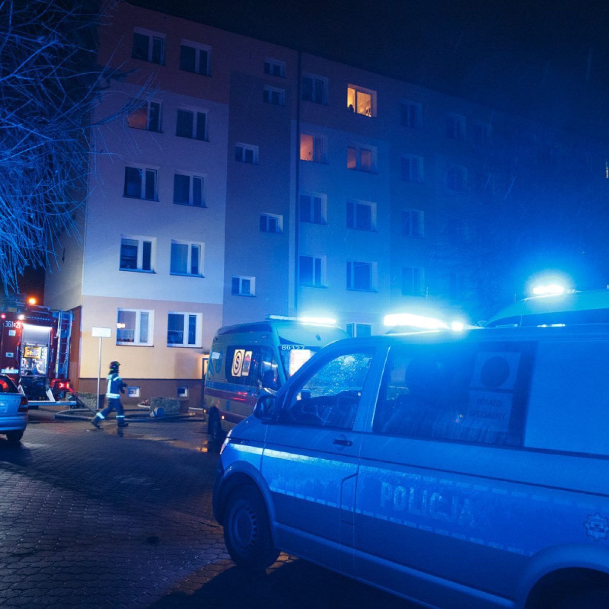 Ofiara pożaru została znaleziona w mieszkaniu