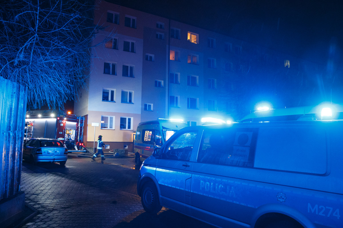 Ofiara pożaru została znaleziona w mieszkaniu