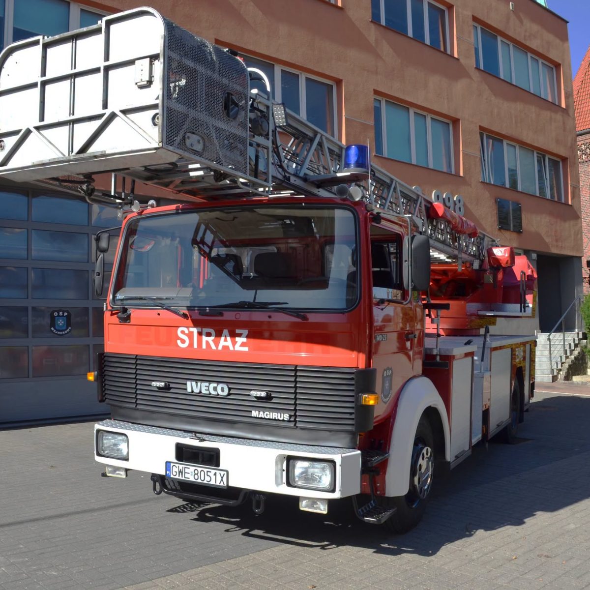 Nowa drabina strażaków w OSP Wejherowo.