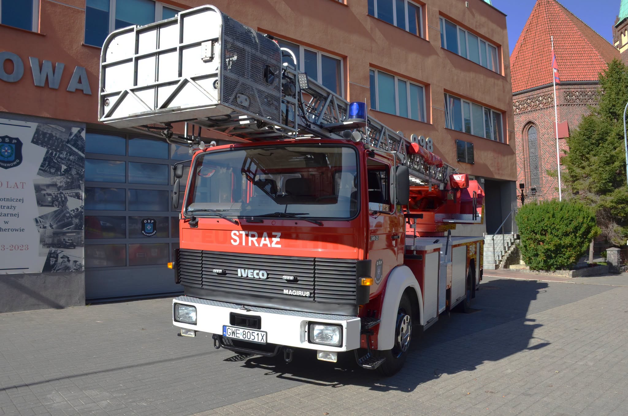 Nowa drabina strażaków w OSP Wejherowo.