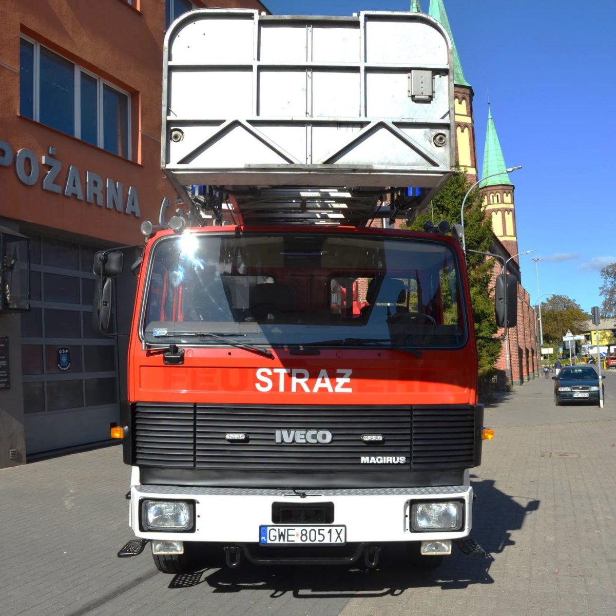Drabina może dotrzeć nawet na 11. piętro
