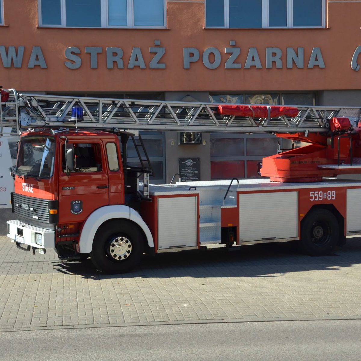 Nowa drabina strażaków w OSP Wejherowo.
