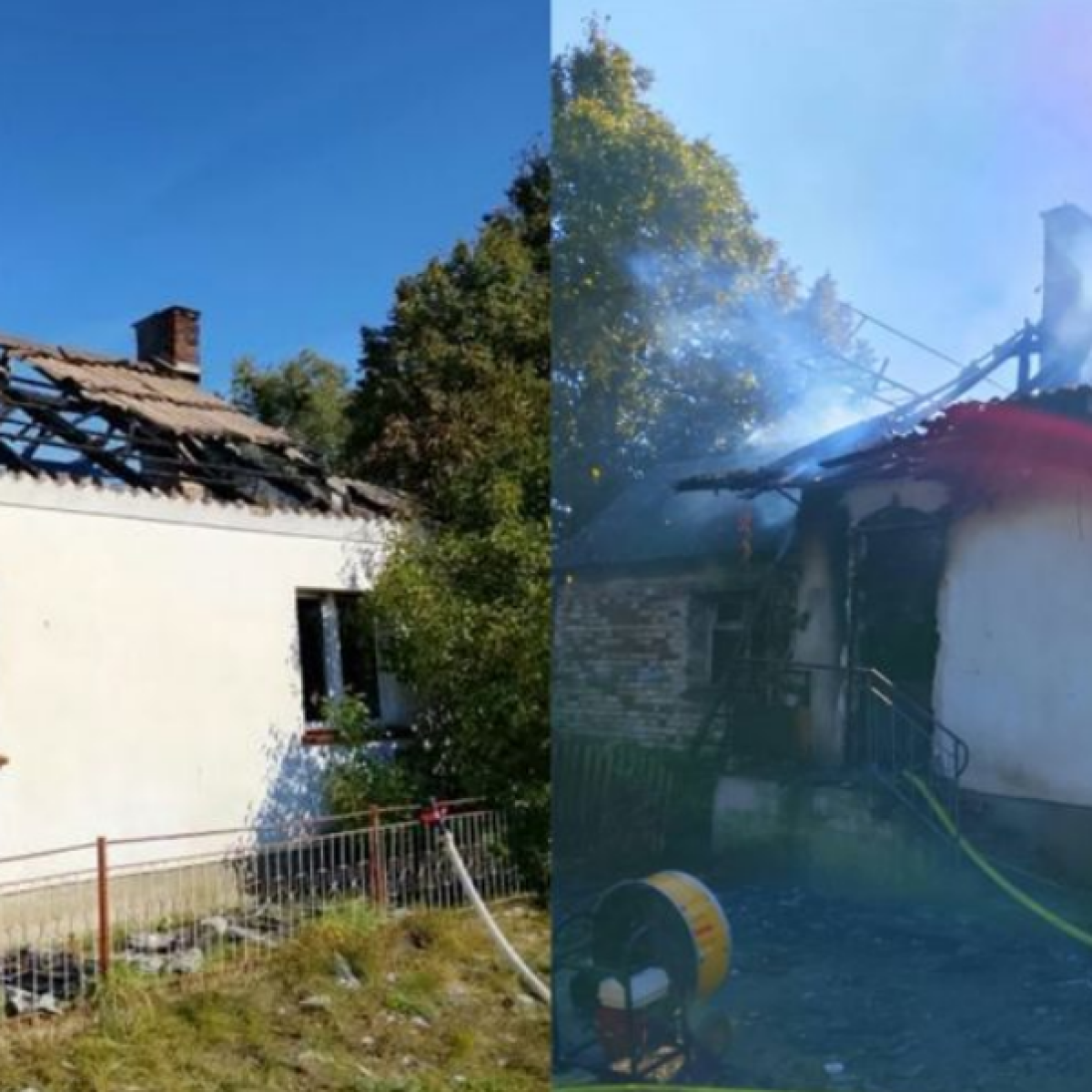 Tragiczny pożar domu w Wielkim Sosnowcu. 86-latek zginął mimo reanimacji