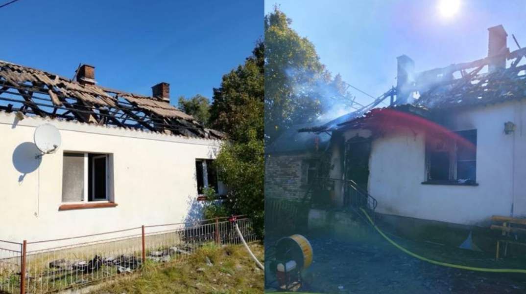 Tragiczny pożar domu w Wielkim Sosnowcu. 86-latek zginął mimo reanimacji