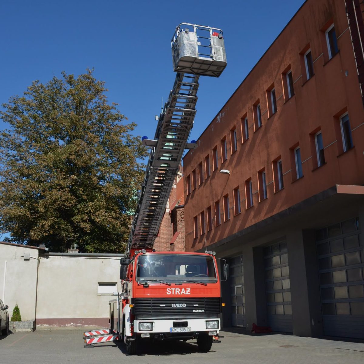 Nowa drabina strażaków w OSP Wejherowo.