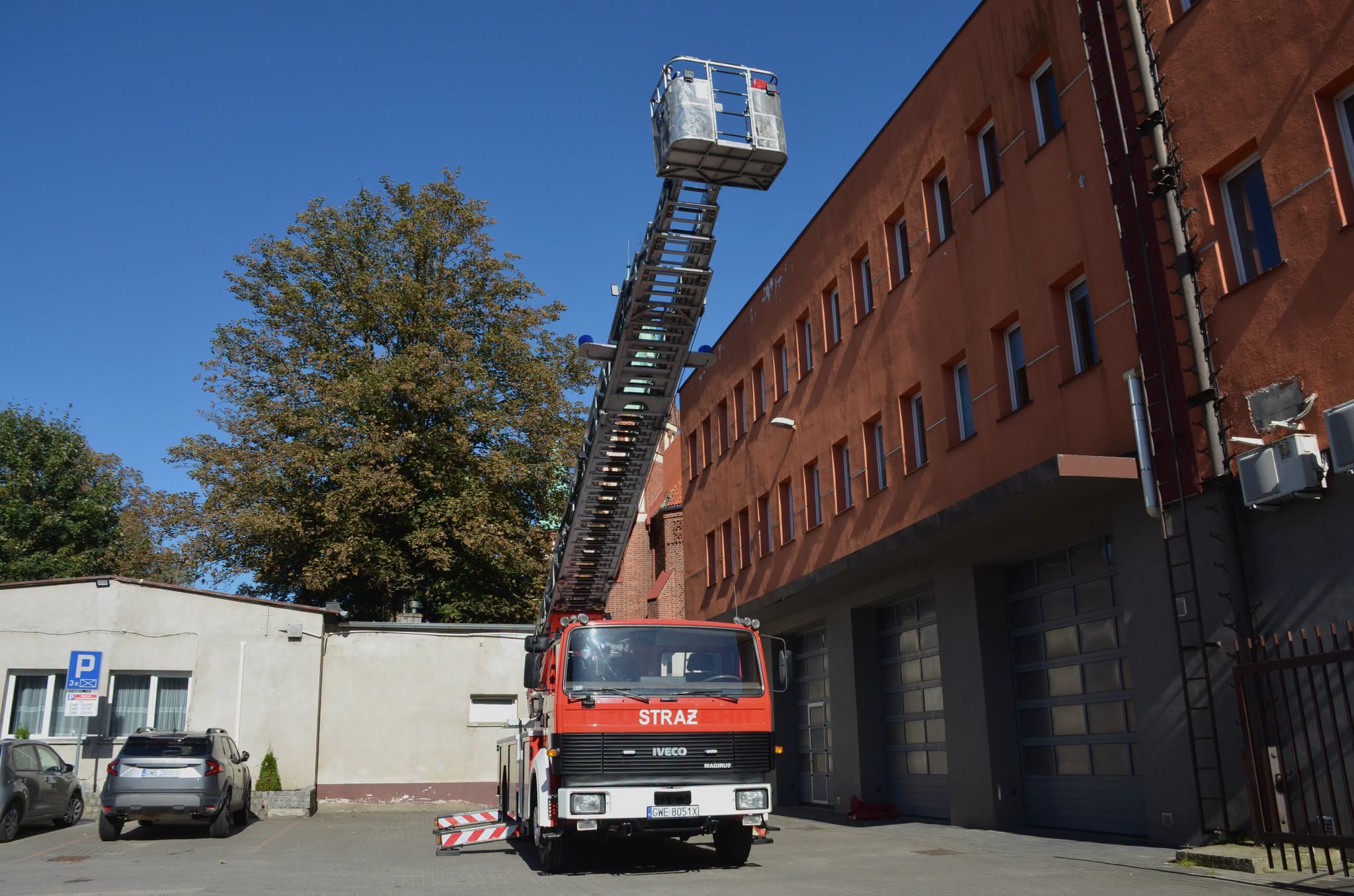 Nowa drabina strażaków w OSP Wejherowo.