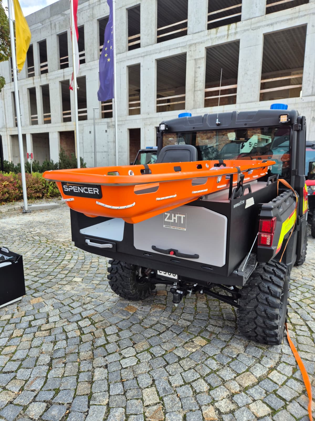Moduły transportowe poszerzają możliwości wykorzystania pojazdów UTV podczas działań ratowniczych.