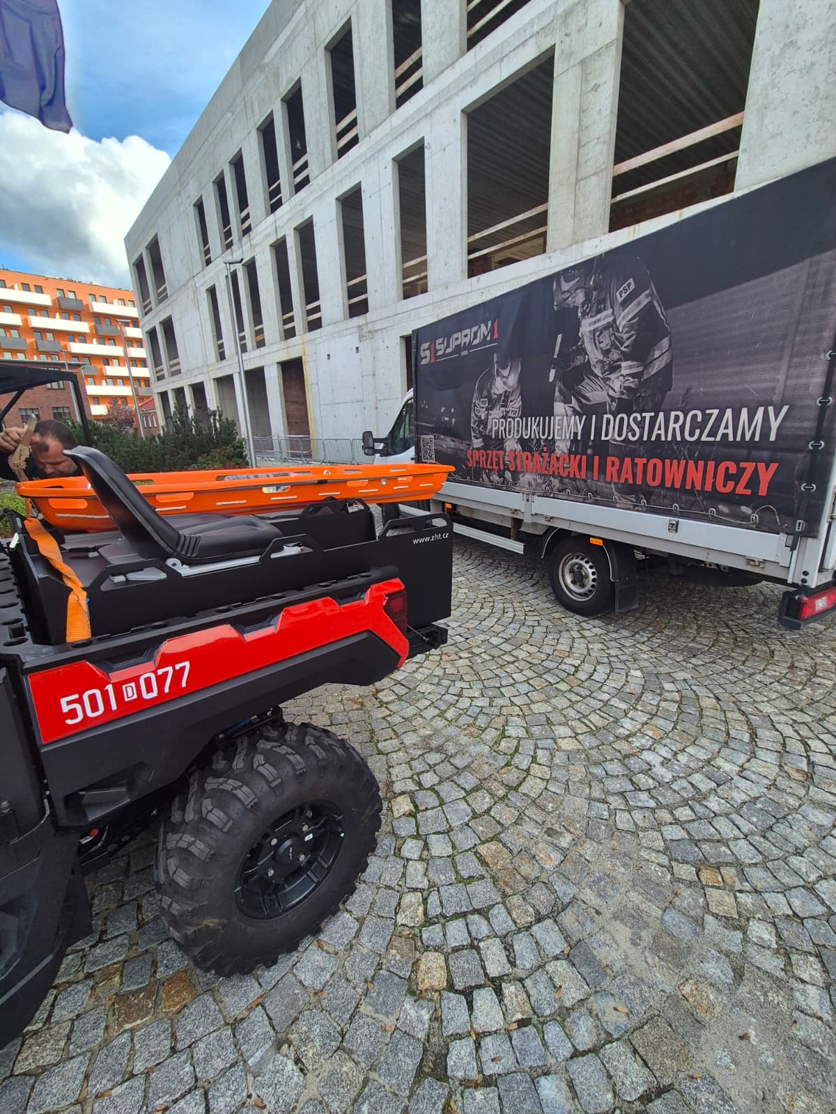  Dostawa dla PSP zrealizowana! 12 dolnośląskich komend otrzymało moduły transportowe do pojazdów UTV